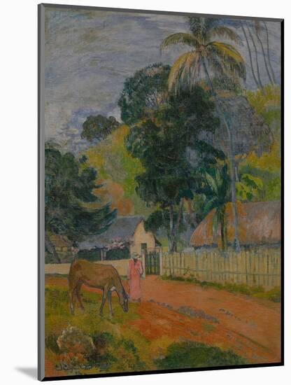 Tahitian Landscape, 1899-Paul Gauguin-Mounted Giclee Print