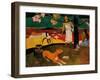 Tahitian Pastorale, 1895-Paul Gauguin-Framed Giclee Print