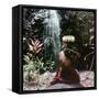 Tahitian Vahiné Girl-null-Framed Stretched Canvas