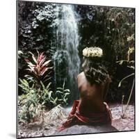 Tahitian Vahiné Girl-null-Mounted Photographic Print