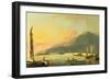 Tahitian War Galleys in Matavai Bay, Tahiti, 1766-William Hodges-Framed Giclee Print