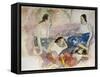 Tahitian Women, from Noa Noa, Voyage a Tahiti, Published 1926-Paul Gauguin-Framed Stretched Canvas