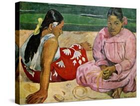 Tahitian Women on the Beach, 1891-Paul Gauguin-Stretched Canvas