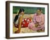 Tahitian Women on the Beach, 1891-Paul Gauguin-Framed Giclee Print