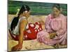 Tahitian Women on the Beach, 1891-Paul Gauguin-Mounted Giclee Print