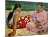 Tahitian Women on the Beach, 1891-Paul Gauguin-Mounted Giclee Print