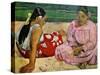 Tahitian Women on the Beach, 1891-Paul Gauguin-Stretched Canvas