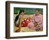 Tahitian Women on the Beach, 1891-Paul Gauguin-Framed Giclee Print