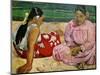 Tahitian Women on the Beach, 1891-Paul Gauguin-Mounted Giclee Print