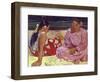 Tahitian Women (On the Beach)-Paul Gauguin-Framed Giclee Print