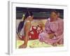 Tahitian Women (On the Beach)-Paul Gauguin-Framed Giclee Print