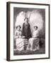 Tahitian Women, Tahiti, Late 1800s-Charles Gustave Spitz-Framed Photographic Print