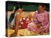 Tahitian Women-Paul Gauguin-Stretched Canvas