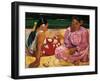 Tahitian Women-Paul Gauguin-Framed Art Print