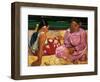 Tahitian Women-Paul Gauguin-Framed Art Print