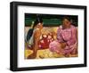 Tahitian Women-Paul Gauguin-Framed Art Print