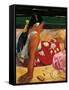 Tahitian Women-Paul Gauguin-Framed Stretched Canvas