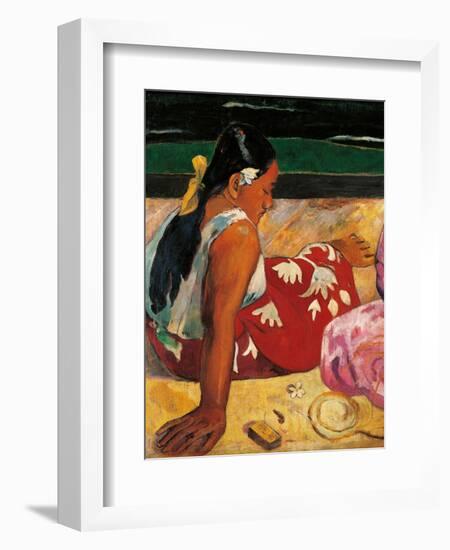 Tahitian Women-Paul Gauguin-Framed Art Print