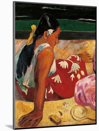 Tahitian Women-Paul Gauguin-Mounted Art Print