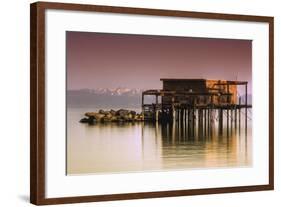 Tahoe Pier-Vincent James-Framed Photographic Print