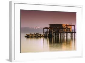 Tahoe Pier-Vincent James-Framed Photographic Print