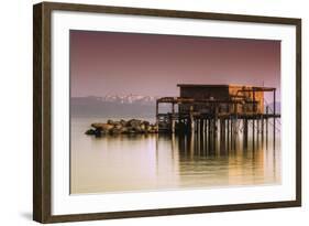 Tahoe Pier-Vincent James-Framed Photographic Print