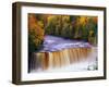 Tahquamenon Falls in Autumn-Joseph Sohm-Framed Premium Photographic Print