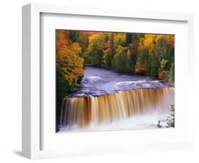 Tahquamenon Falls in Autumn-Joseph Sohm-Framed Photographic Print