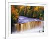 Tahquamenon Falls in Autumn-Joseph Sohm-Framed Photographic Print