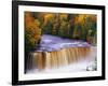 Tahquamenon Falls in Autumn-Joseph Sohm-Framed Photographic Print