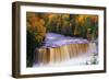 Tahquamenon Falls in Autumn-Joseph Sohm-Framed Photographic Print