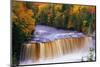 Tahquamenon Falls in Autumn-Joseph Sohm-Mounted Photographic Print