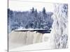 Tahquamenon Falls in Snow-Jim Zuckerman-Stretched Canvas