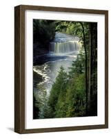 Tahquamenon Falls, Tahquamenon Falls State Park, Michigan, USA-Claudia Adams-Framed Photographic Print