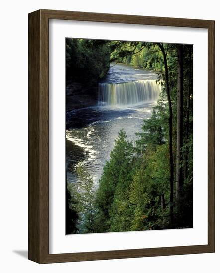 Tahquamenon Falls, Tahquamenon Falls State Park, Michigan, USA-Claudia Adams-Framed Photographic Print