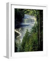 Tahquamenon Falls, Tahquamenon Falls State Park, Michigan, USA-Claudia Adams-Framed Photographic Print