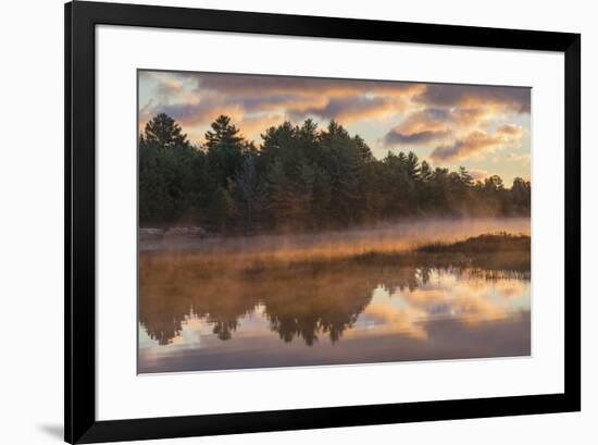 Tahquamenon River at sunrise, Paradise, Michigan.-Adam Jones-Framed Premium Photographic Print