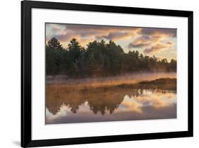 Tahquamenon River at sunrise, Paradise, Michigan.-Adam Jones-Framed Premium Photographic Print