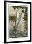 Tahquitz Waterfall, Palm Springs, California-null-Framed Art Print