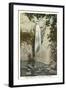 Tahquitz Waterfall, Palm Springs, California-null-Framed Art Print