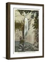 Tahquitz Waterfall, Palm Springs, California-null-Framed Art Print