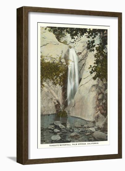 Tahquitz Waterfall, Palm Springs, California-null-Framed Art Print