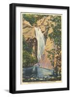 Tahquitz Waterfall, Palm Springs-null-Framed Art Print