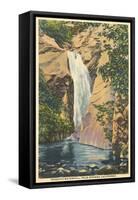 Tahquitz Waterfall, Palm Springs-null-Framed Stretched Canvas