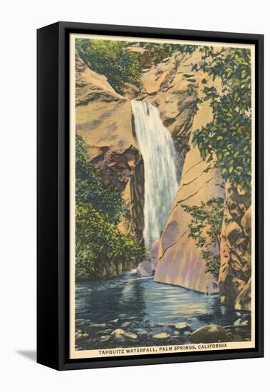 Tahquitz Waterfall, Palm Springs-null-Framed Stretched Canvas