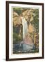 Tahquitz Waterfall, Palm Springs-null-Framed Art Print