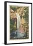 Tahquitz Waterfall, Palm Springs-null-Framed Art Print