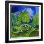 Tai Chi in the Park (2009)-Lisa Graa Jensen-Framed Giclee Print