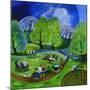 Tai Chi in the Park (2009)-Lisa Graa Jensen-Mounted Giclee Print