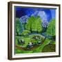 Tai Chi in the Park (2009)-Lisa Graa Jensen-Framed Giclee Print